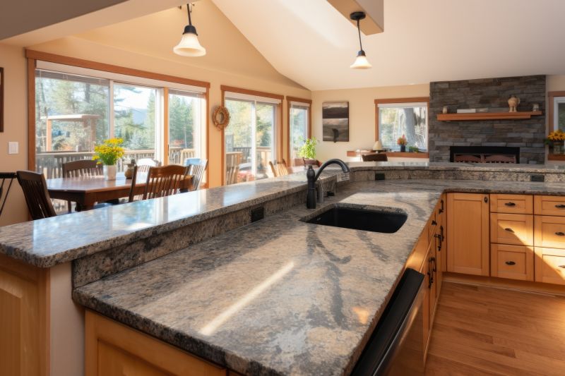 Granite Countertop in Modern Kitchen
