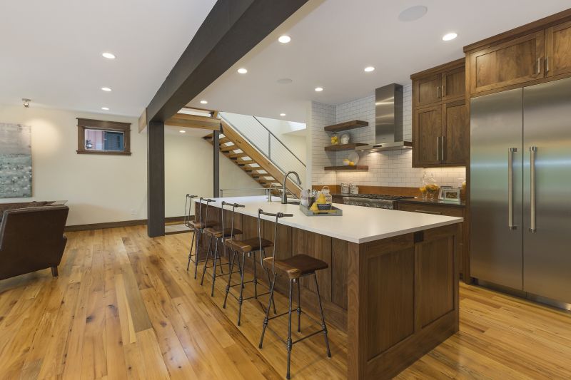 Finished Kitchen with Island